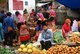 Vietnam: Traders and Flower Hmong women at Bac Ha Sunday Market, Lao Cai Province
